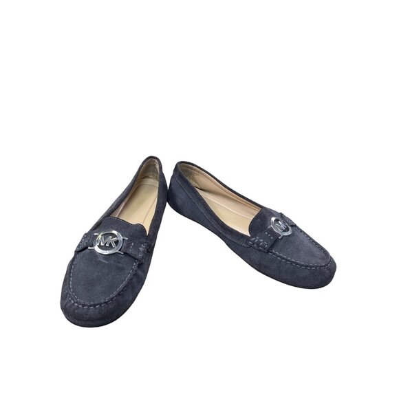 Michael Kors Womens Gray Suede Loafers flats size 10M SKU 8774 - Picture 1 of 16
